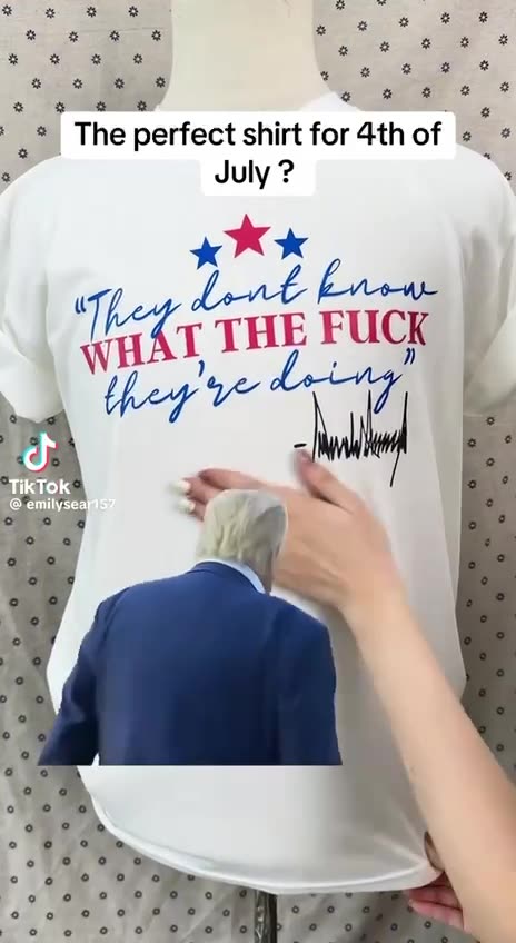 Within seconds, it has become a T-shirt