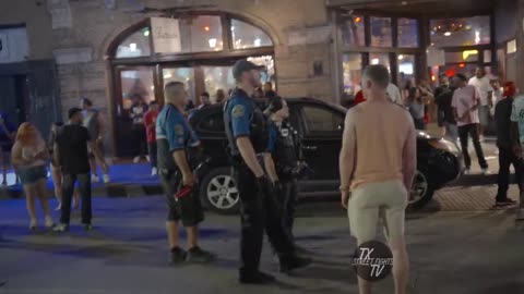 Wild! Crazy Brawl Breaks Out in Downtown Austin, TX | Caught on Camera