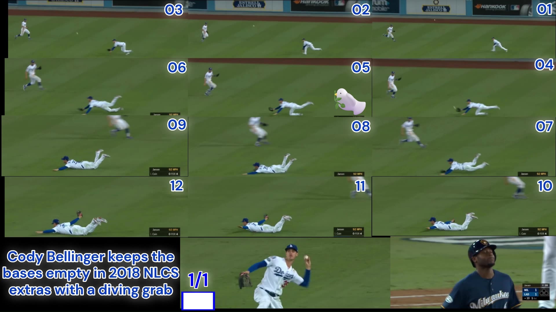 Prototype 65: 2018 NLCS Cody Bellinger diving grab