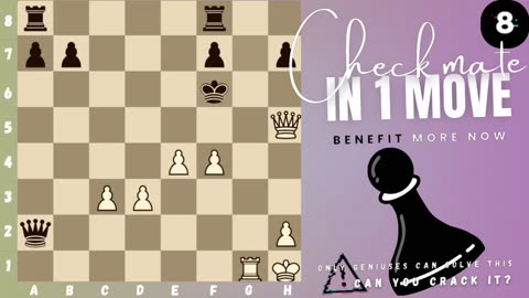 Can you checkmate in 1 move? (P.7) (White to play)♟️