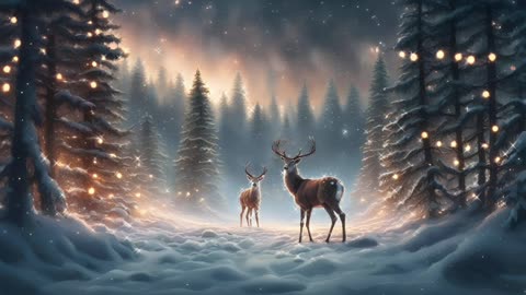 Winter Calm ❄️ Snowy Forest Ambiance with Smooth Christmas Jazz