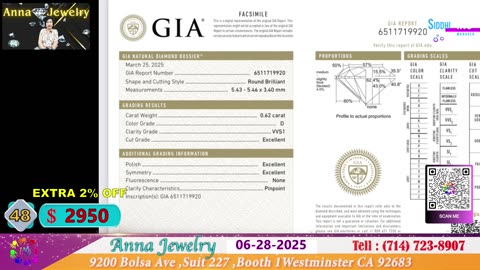 Anna Jewelry 06-28-2025 | Nu Trang Cao Cap | Hot Xoan GIA - Phuoc Loc Tho #annajewelry #welivecali