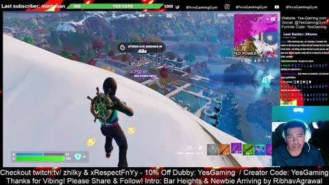 ALL NIGHT LIVE on Fortnite Daily Show with Host DjS Oh YES! Gaming in Fishers