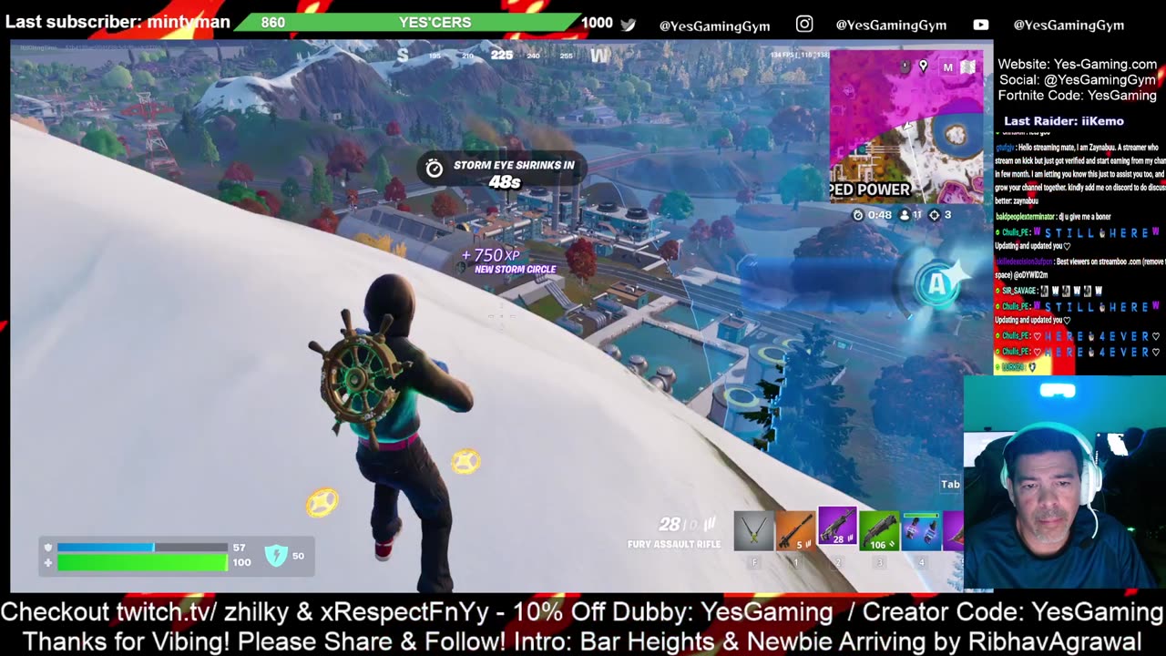 ALL NIGHT LIVE on Fortnite Daily Show with Host DjS Oh YES! Gaming in Fishers