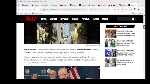 Minnesota Lawmaker Shootings Captured!!! Alleged Assassin in Custody