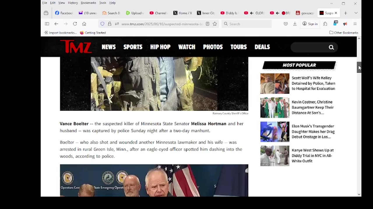 Minnesota Lawmaker Shootings Captured!!! Alleged Assassin in Custody