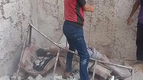 In Gaza, there is no effective civil defense, no ambulance, and no hospitals