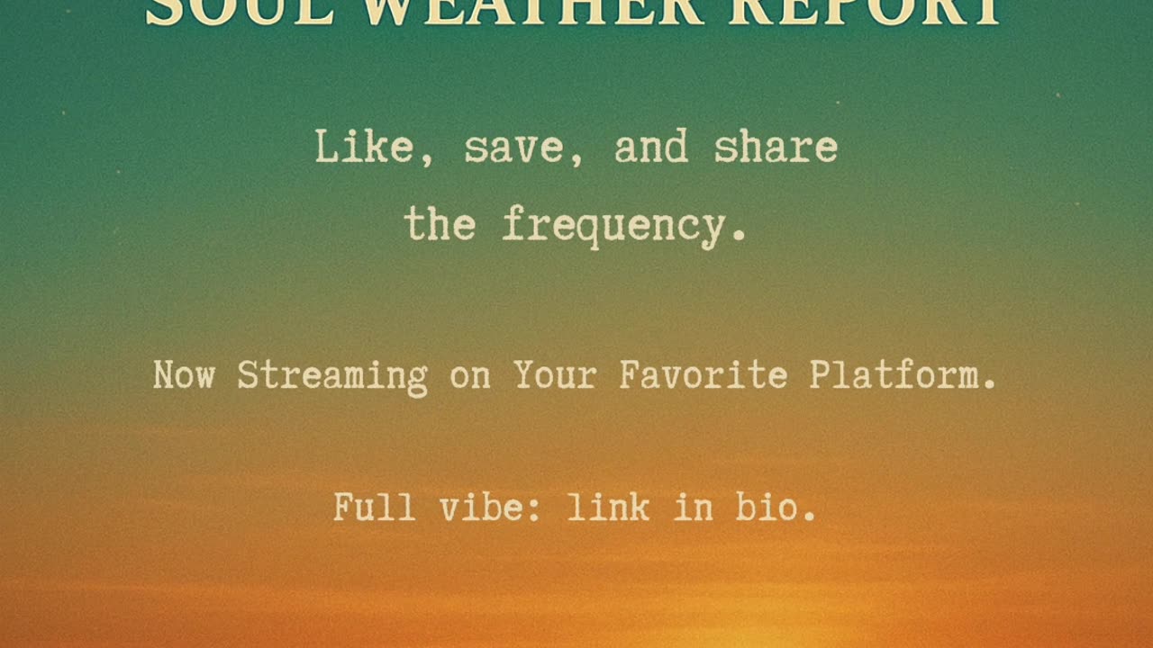 June 12 Soul Weather Report | The Pulse Beneath Your Purpose