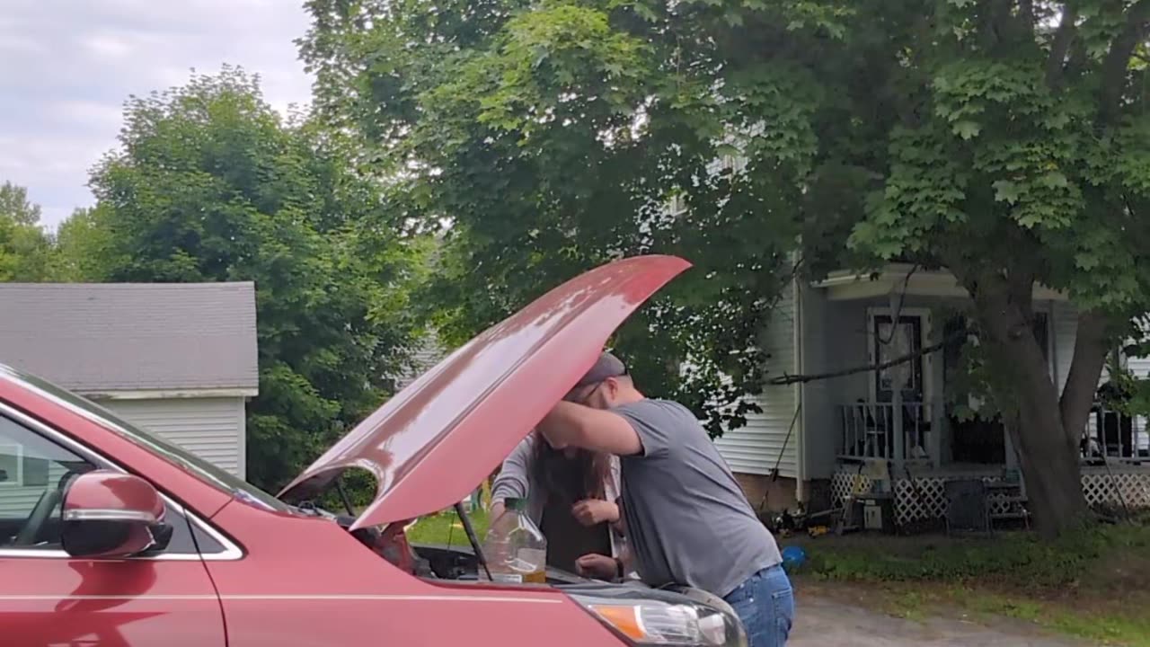Olive Oil Added To Engine Prank