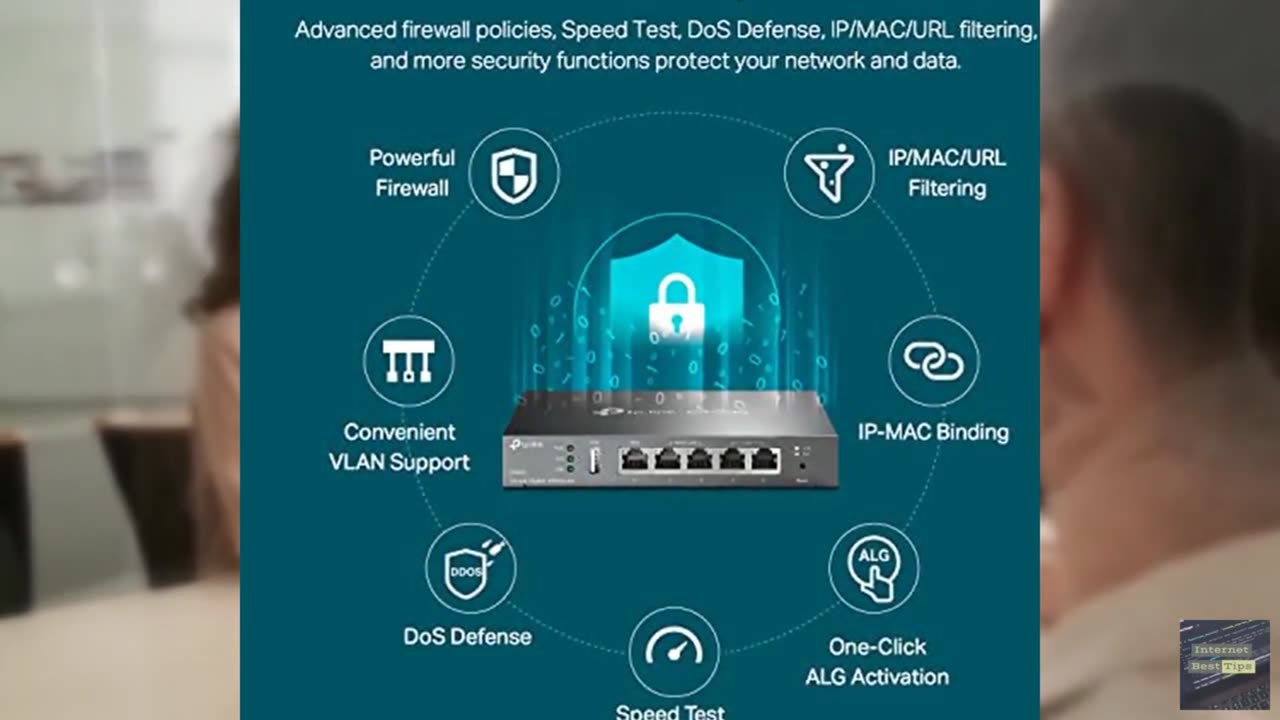 TP-Link ER605 V2 Wired Gigabit VPN Router, Up to 3 WAN Ethernet Ports + 1 USB WA