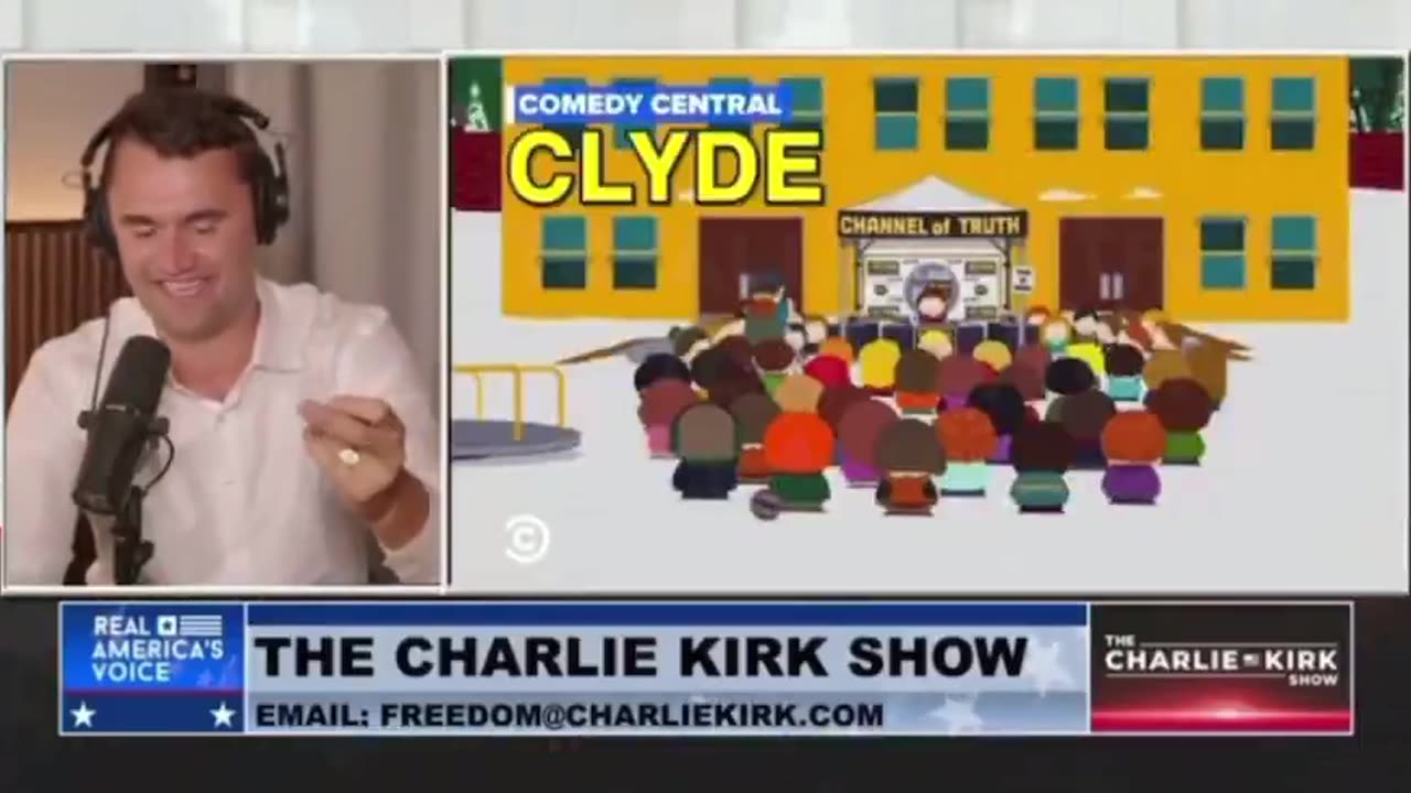 Charlie Kirk Reacts To "South Park" Episode Featuring His Campus Tour