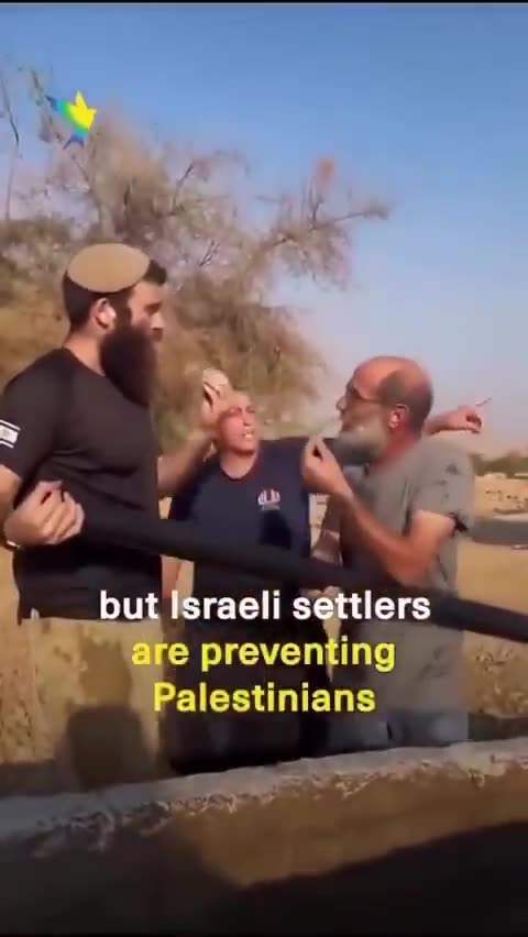 Israeli settlers trying to stop water access for Palestinian farmers