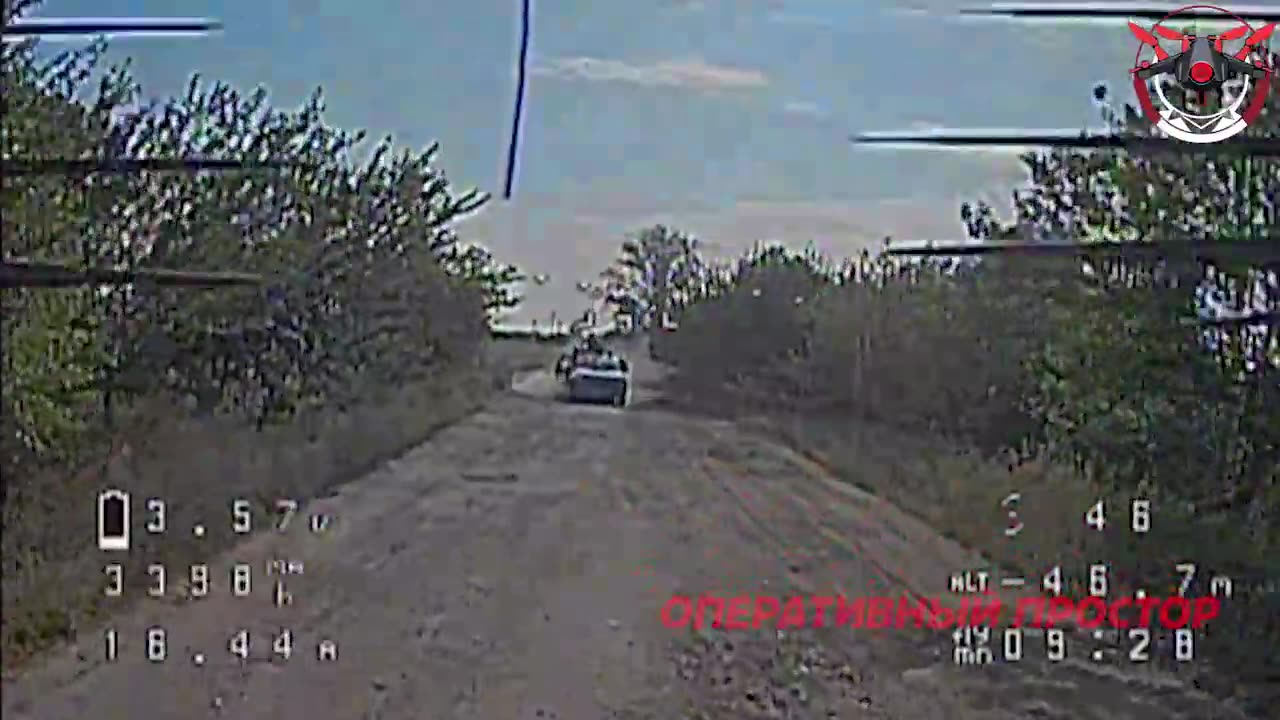 💥FPV #6_army caught a Ukrainian Armed Forces pickup truck on the road