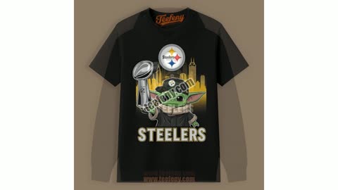 Pittsburgh Steelers Baby Yoda Super Bowl Shirt Vintage