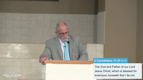 Pastor Davis- Morning Service- 8/24/25