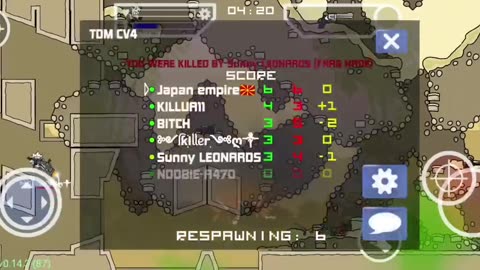 Mini militia challenge with Indian pro player . Indian Vs Japan 🇯🇵