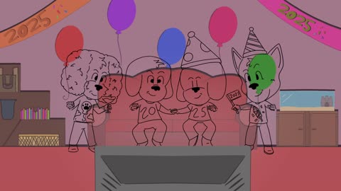 2024 spring elks celebrational count down, full animation tomorrow