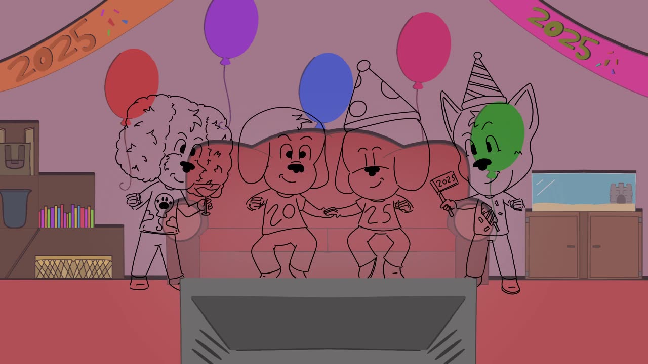 2024 spring elks celebrational count down, full animation tomorrow