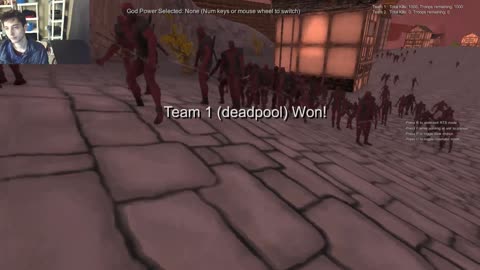 1,000 Deadpools VS 1,000 Clone Troopers From Star Wars Series In An Ultimate Epic Battle Simulator 2