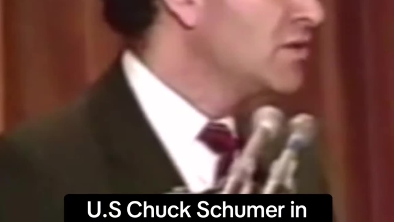 Chuck Schumer in the 80’s playing victim