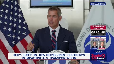 Transportation Secretary Duffy Discusses Government Shutdown Impact on Air Travel