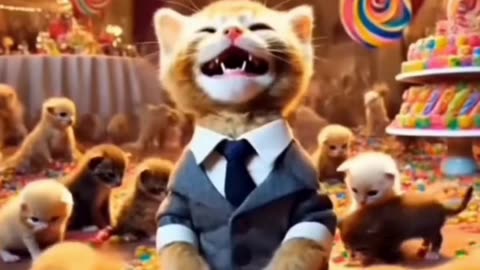 गरीब बिल्लू ने ली कैंडी 🙀 cats catsoftiktok cat cute || Intellitoon || Viral ai || Hindi Ai Story