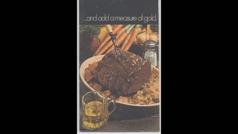 1970 "...and add a measure of gold." (Galliano Recipe Booklet)