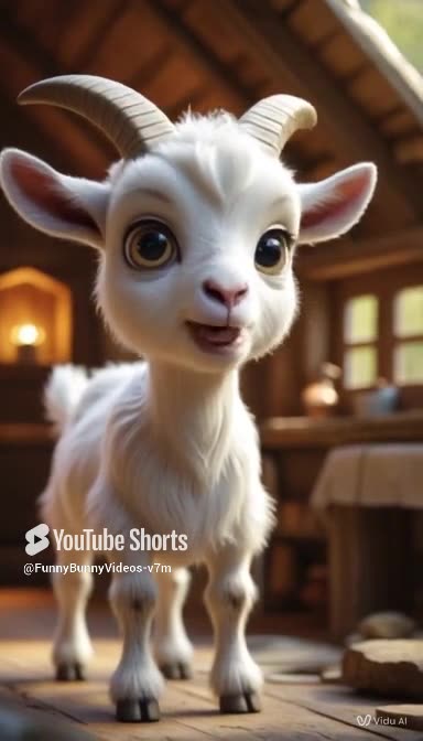**Join the Curious Little Goat on a Cozy Cabin Adventure! 🏡🐐✨**