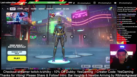 Wacky Wednesday on Fortnite Daily Show Live with Host DjS Oh YES! Gaming in Fishers