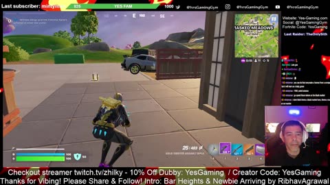 Wacky Wednesday on Fortnite Daily Show Live with Host DjS Oh YES! Gaming in Fishers
