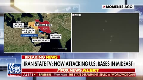 WATCH_ Iran launches attack on US base in Qatar in wake of strikes