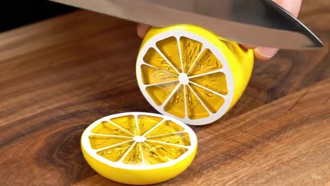 Cutting glass fruits #satisfying #asmr #fruit #asmrsounds
