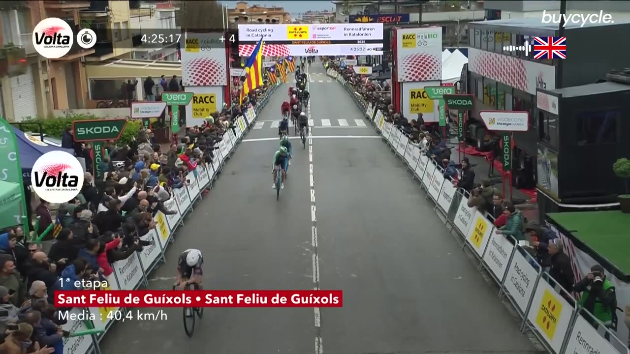 INCREDIBLE FINALE | Men's Stage 1 2025 Volta a Catalunya Race Highlights.