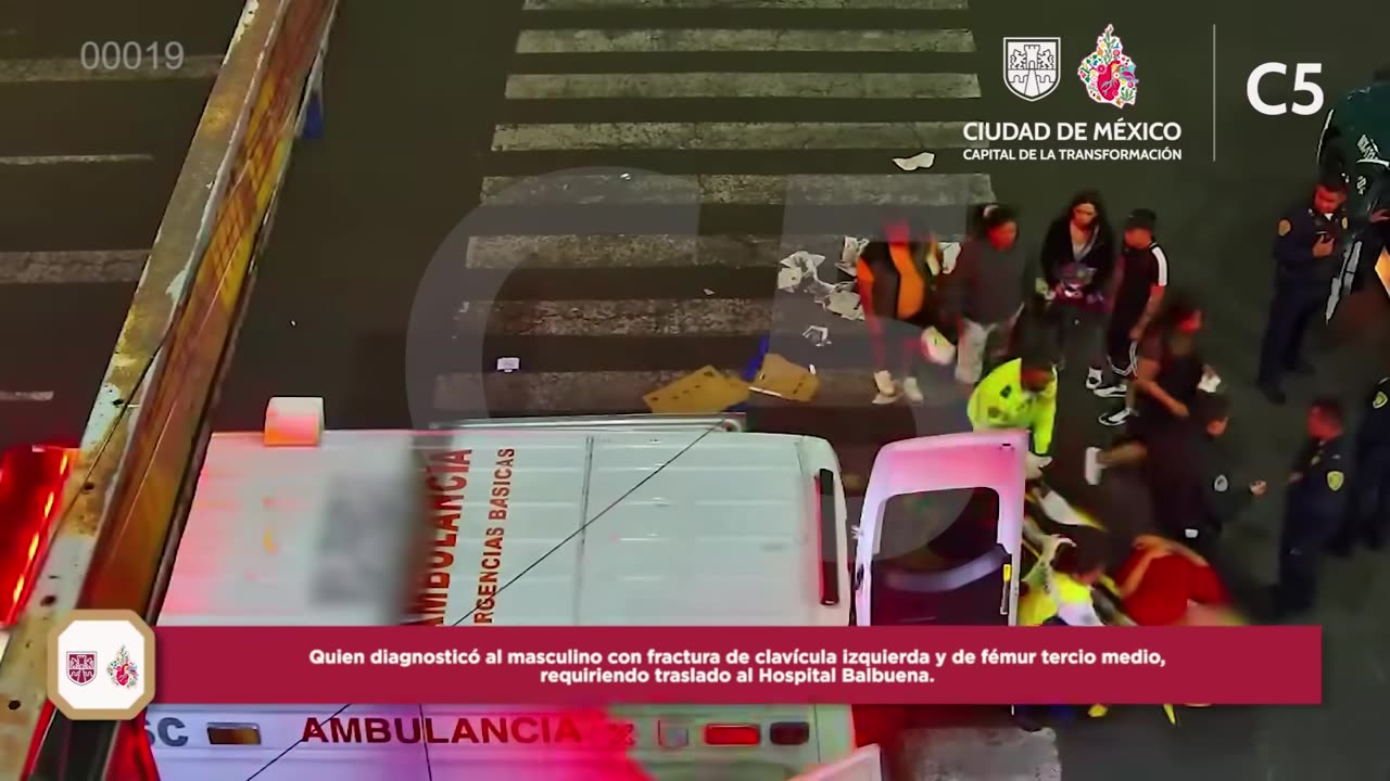 Choque con lesionados | #C5CorazónDeLaCDMX