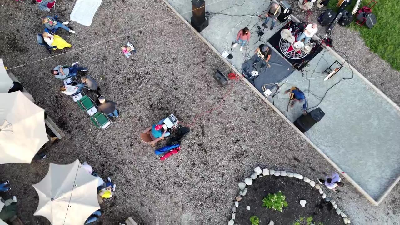 MORE LIVE music covered with my drone!