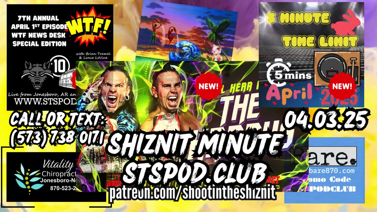 SHIZNIT MINUTE 04.03.25 -BT TALKS THE HARDYS!