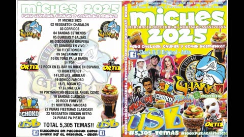 USB MICHES 2025!! MACK FT SHARK DJ---Discos Ortiz 2025