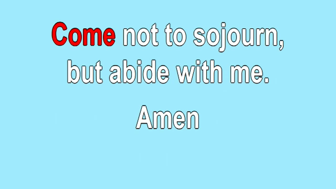 Abide with Me Complete