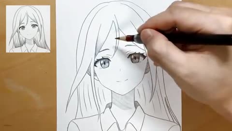 Shocking: How to Draw Anime Step by Step || Cute Anime Girl Sketch Tutorial || P