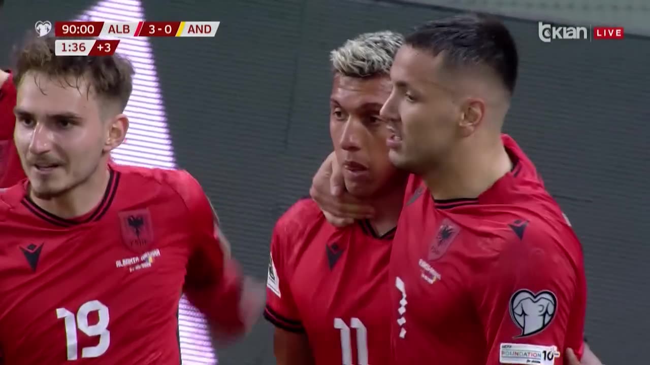 Goli i tretë i Shqipërisë ndaj Andorrës