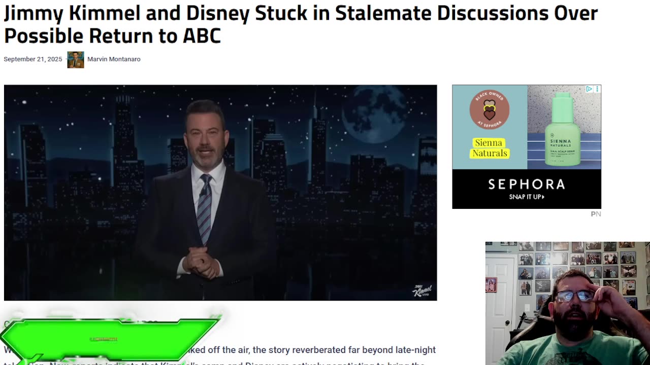 Disney And Kimmel Having A Stalemate