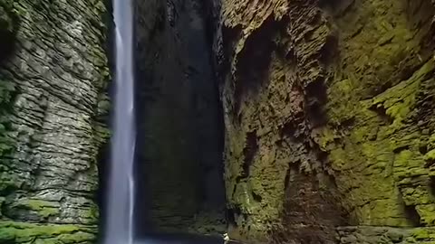 Fumasinha Falls is the pearl of Brazil, one of the country's most famous