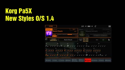 Korg Pa5X New Styles in OS 1.4