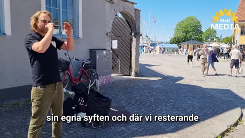 Gustaf Rydelius i Almedalen – ett brandtal för fred, jämlikhet och suveränitet