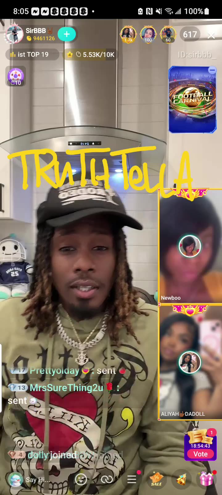 SIRBBB LIVE WITH LIYAH THE DOLL IN THE BOX