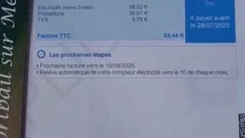 Citoyen initié - 8344 de facture délectricité dont à peine 295 de consommation r...