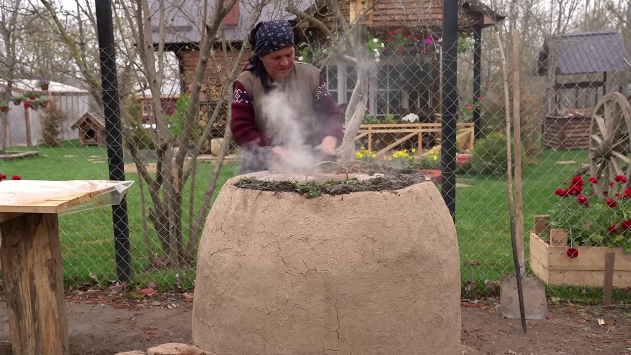 Roasting a Whole of Lamb in Tandoor Oven