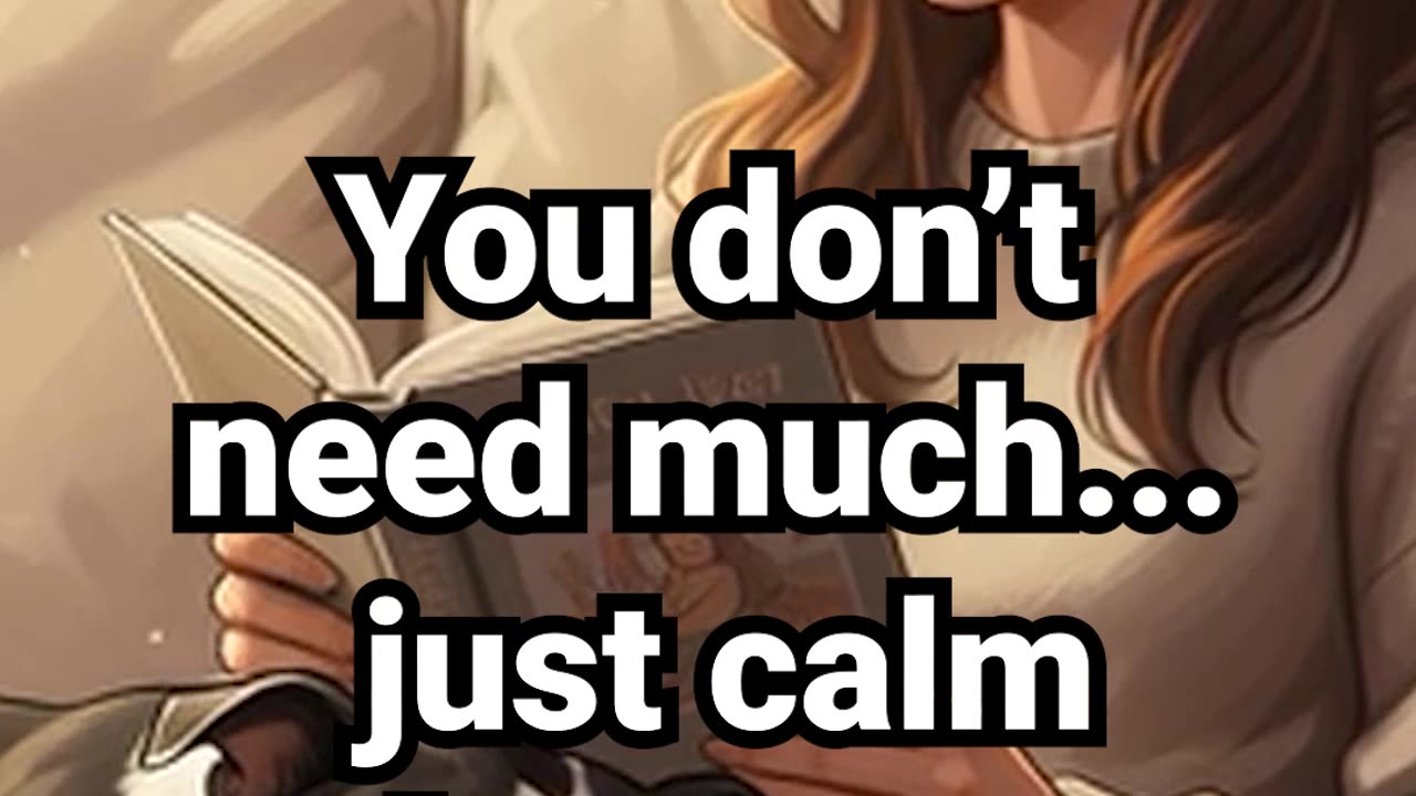 You don’t need much — just calm and company #lofibeats #studentmotivation