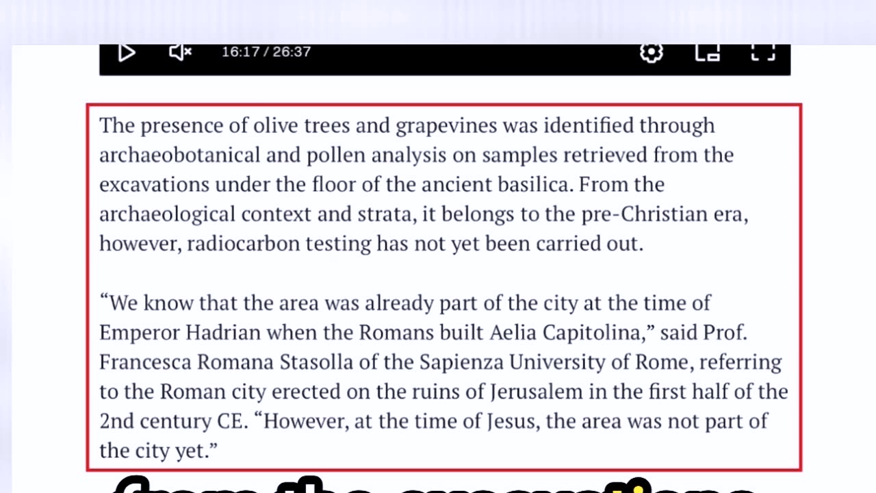 What They FOUND Under A Church PROVES The Bible To Be AUTHENTIC