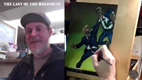 AGAIN Painting with a Professional Crastinator.